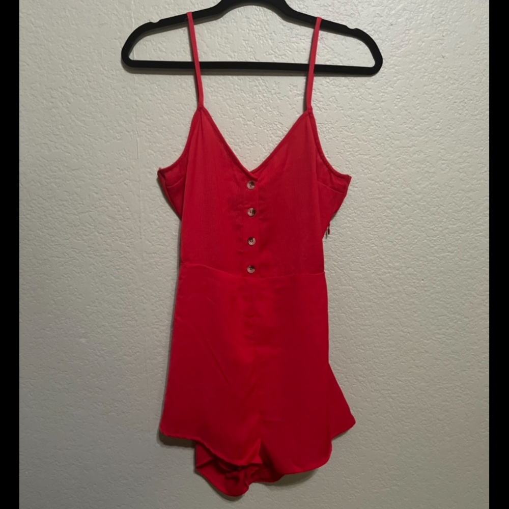 H&M red romper